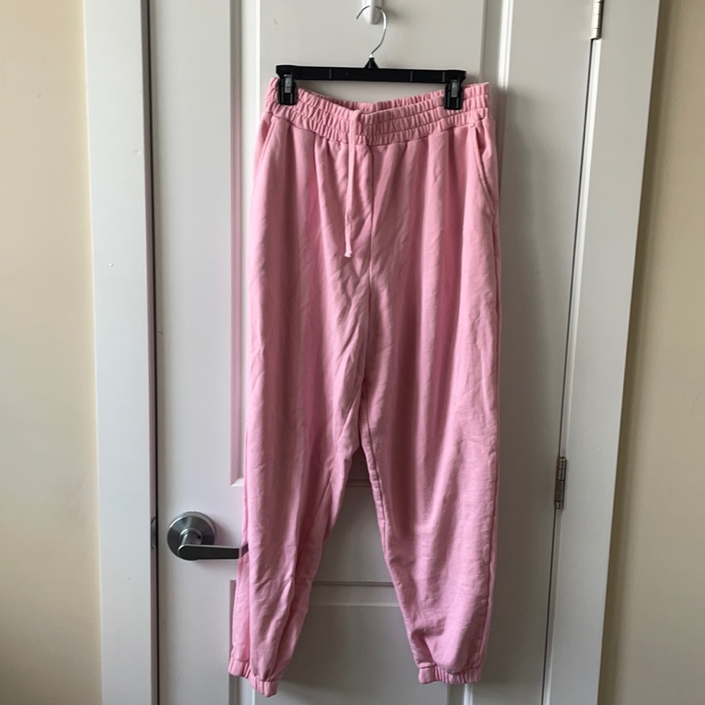 ASOS Pink Oversized Sweatpants